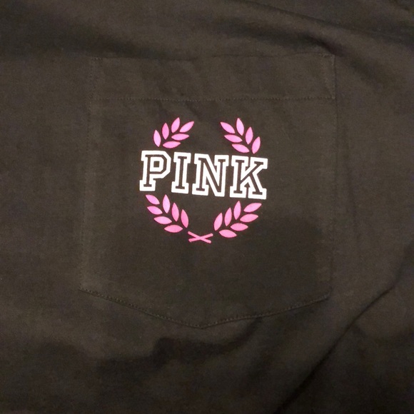 Long sleeve black PINK shirt - Picture 3 of 3